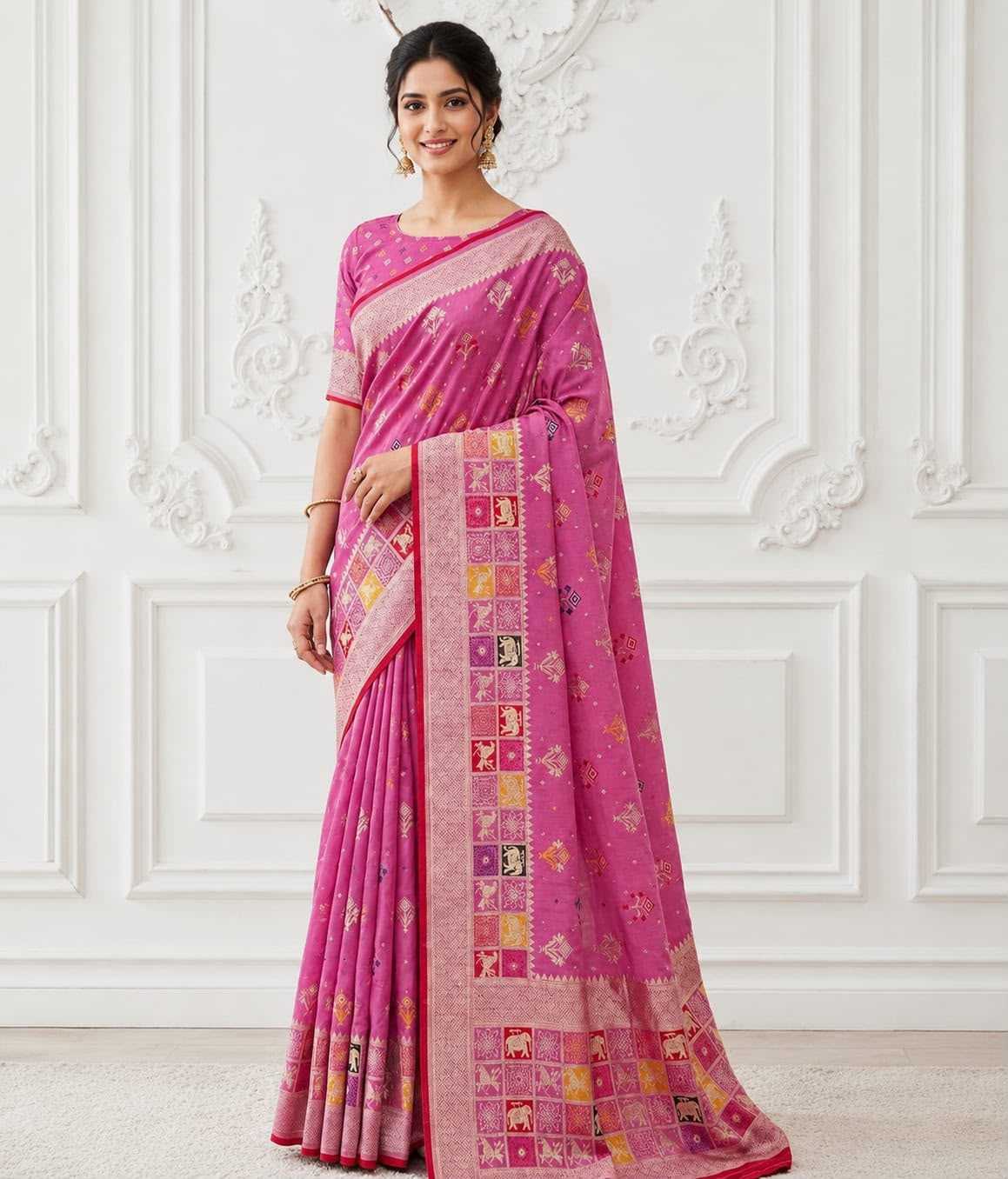 YNF Wholesale Dola Silk Butta Sarees  | Surat Manufacturer