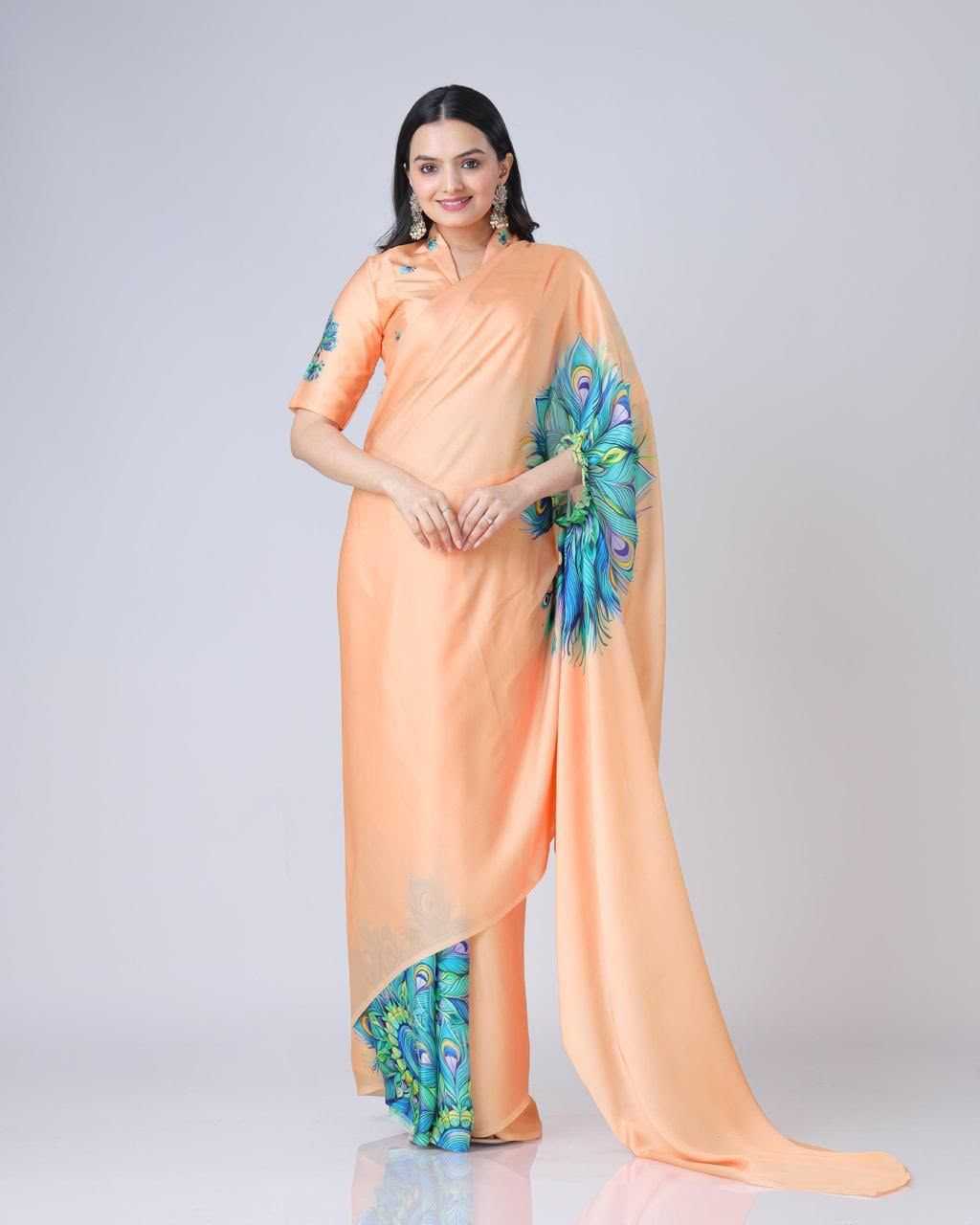 YNF Wholesale Satin Designer Sarees  | Surat Manufacturer