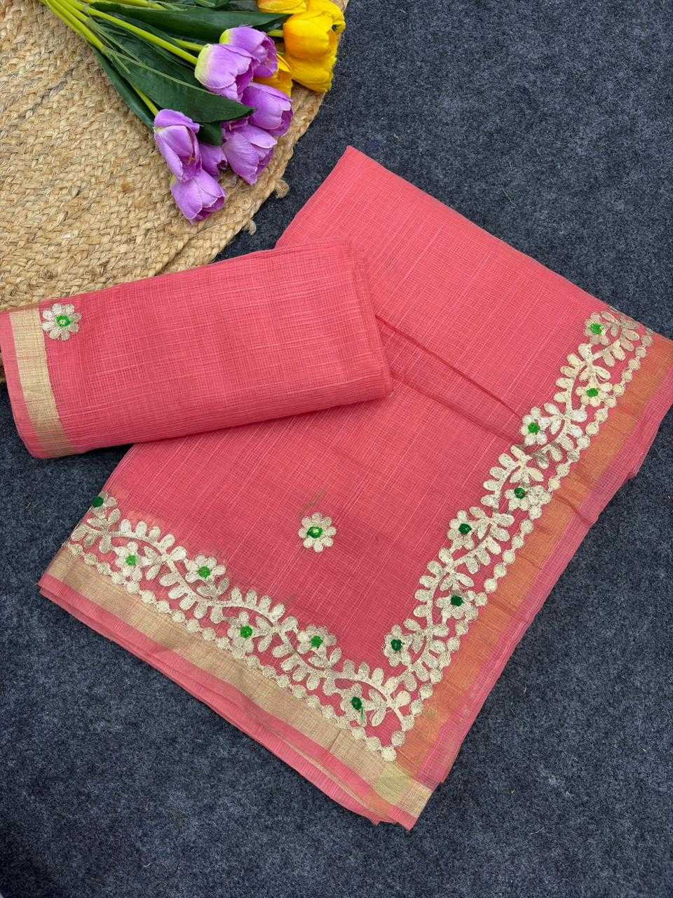 YNF Wholesale Cotton Gota Patti Sarees  | Surat Manufacturer