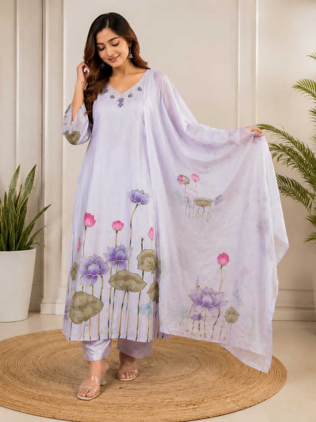 YNF Wholesale Chinon Party Wear Kurtis  | Surat Manufacturer