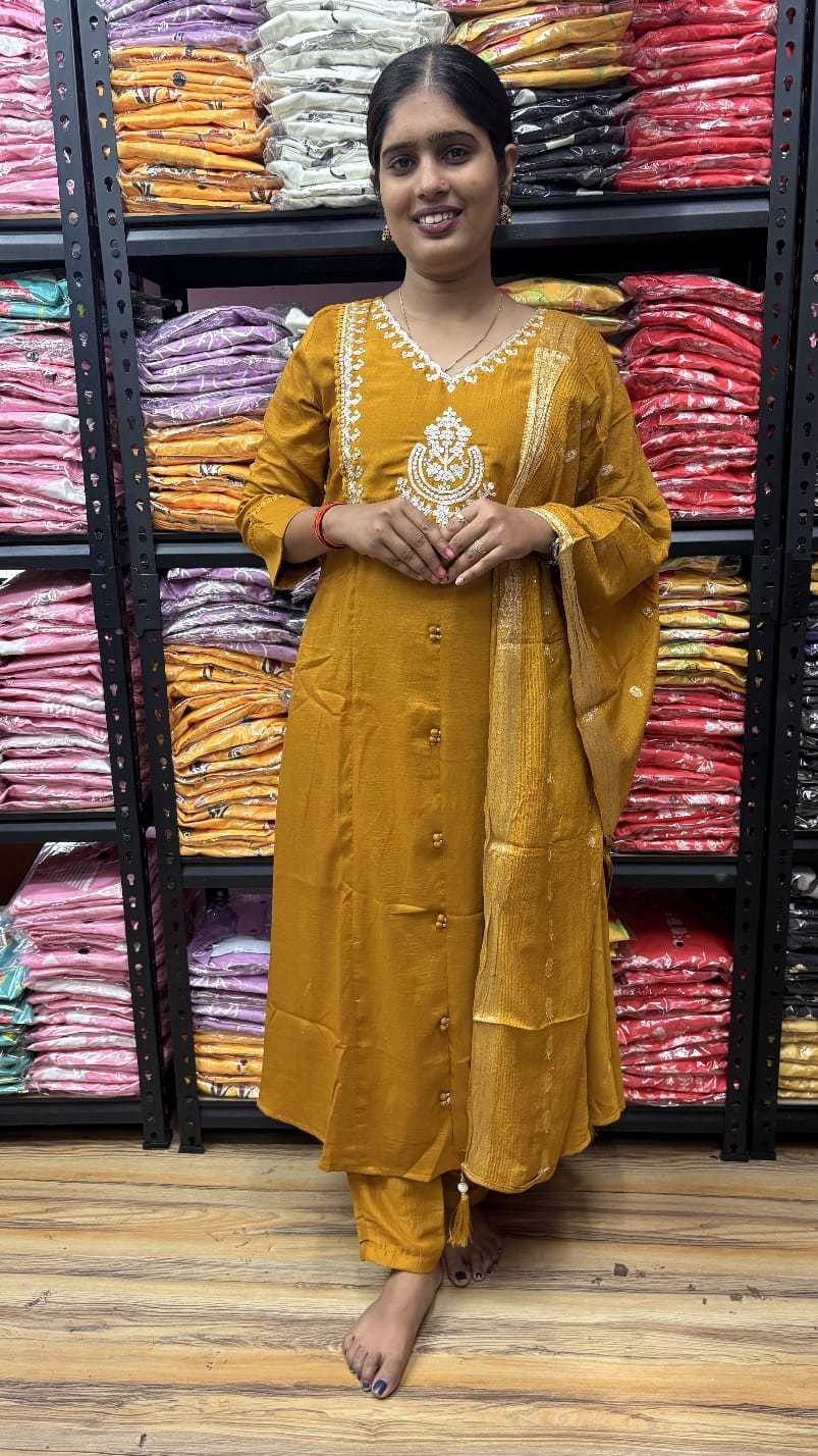 YNF Wholesale Chinon Festive Kurtis  | Surat Manufacturer