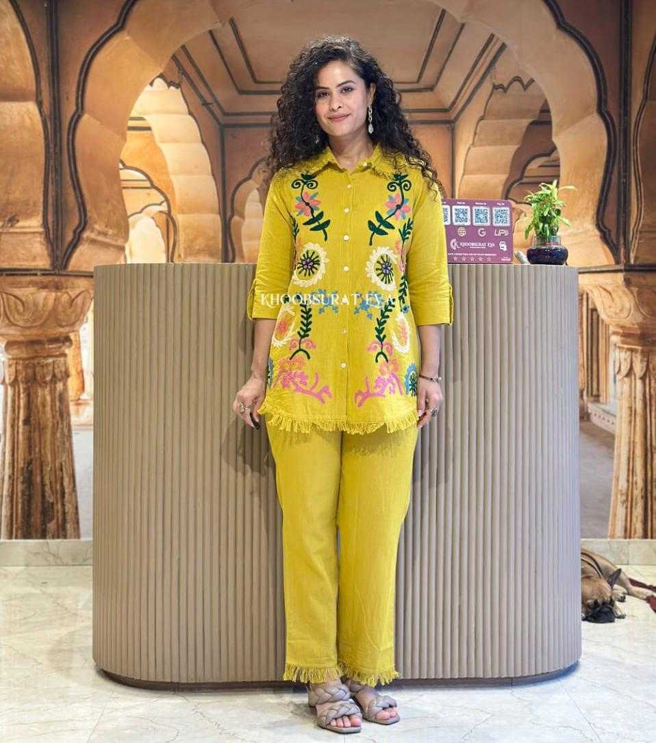 YNF Wholesale Slubby Co-ord Set  | Surat Manufacturer