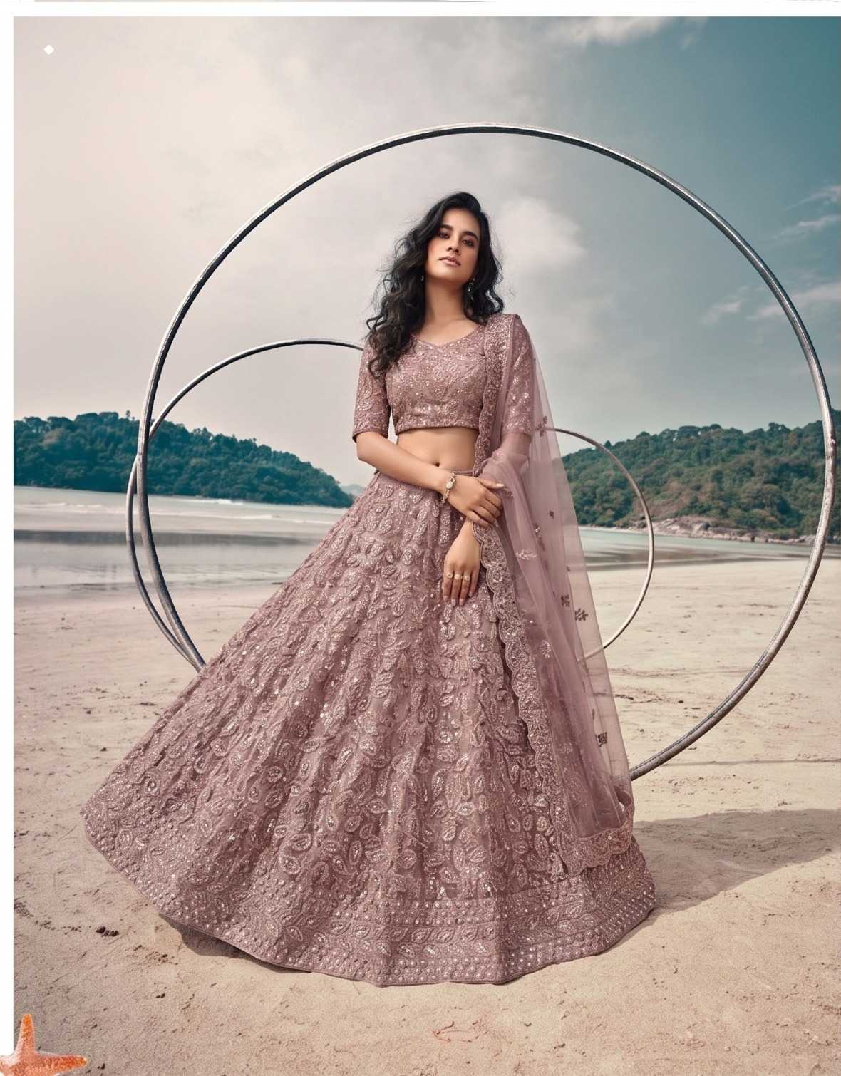 YNF Wholesale Butterfly Net Designer Lehenga  | Surat Manufacturer