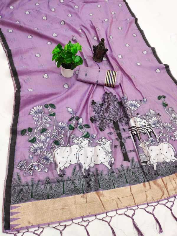 YNF Wholesale Cotton Tissue Silk Saree  | Surat Manufacturer