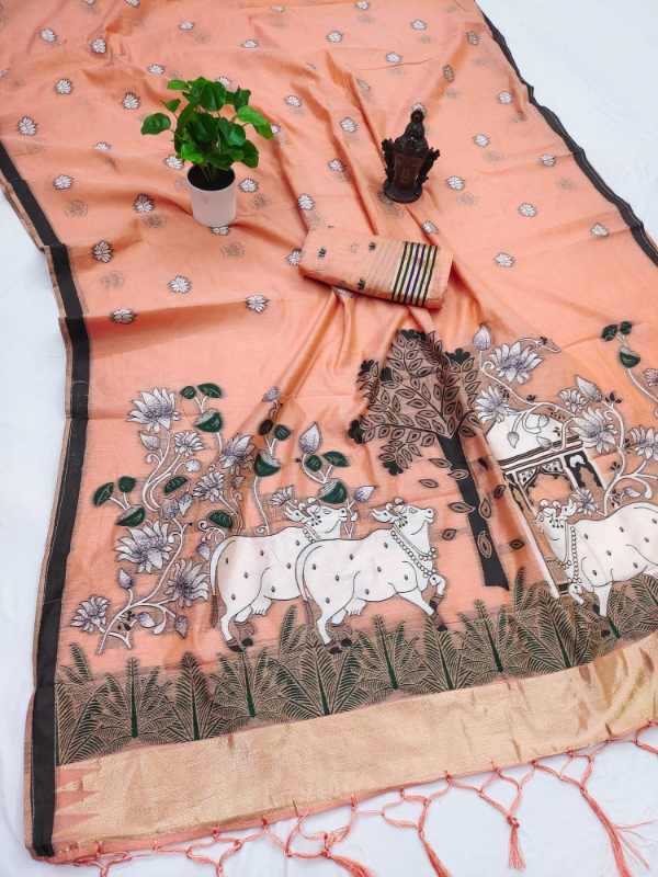 YNF Wholesale Cotton Tissue Silk Saree  | Surat Manufacturer
