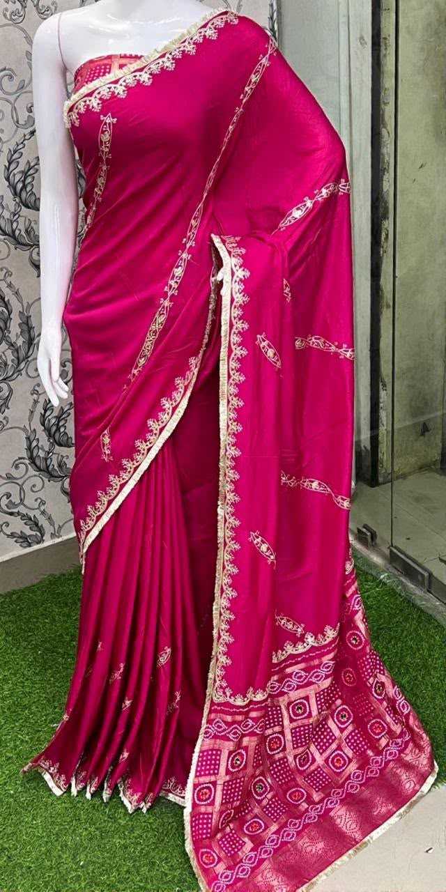 YNF Wholesale Gajji Silk Printed Sarees  | Surat Manufacturer