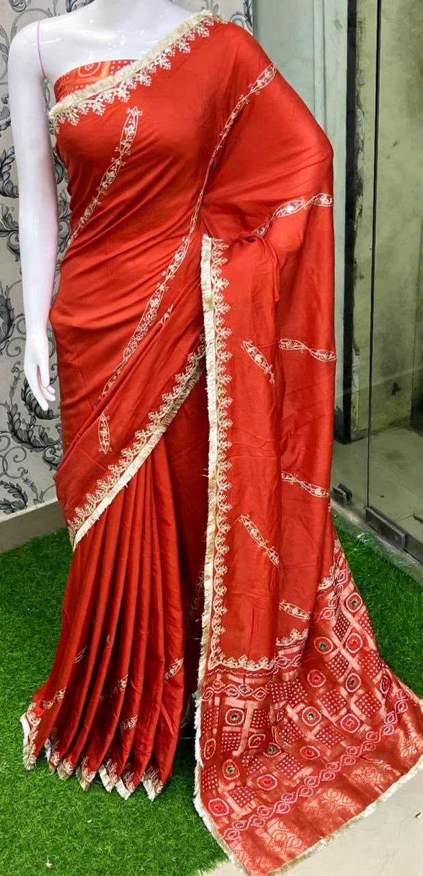 YNF Wholesale Gajji Silk Printed Sarees  | Surat Manufacturer