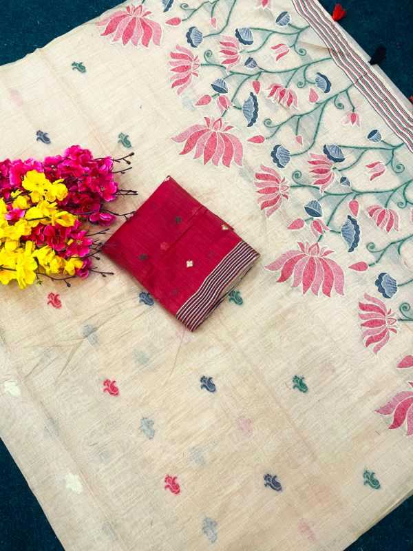 YNF Wholesale Khadi Cotton Designer Sarees  | Surat Manufacturer