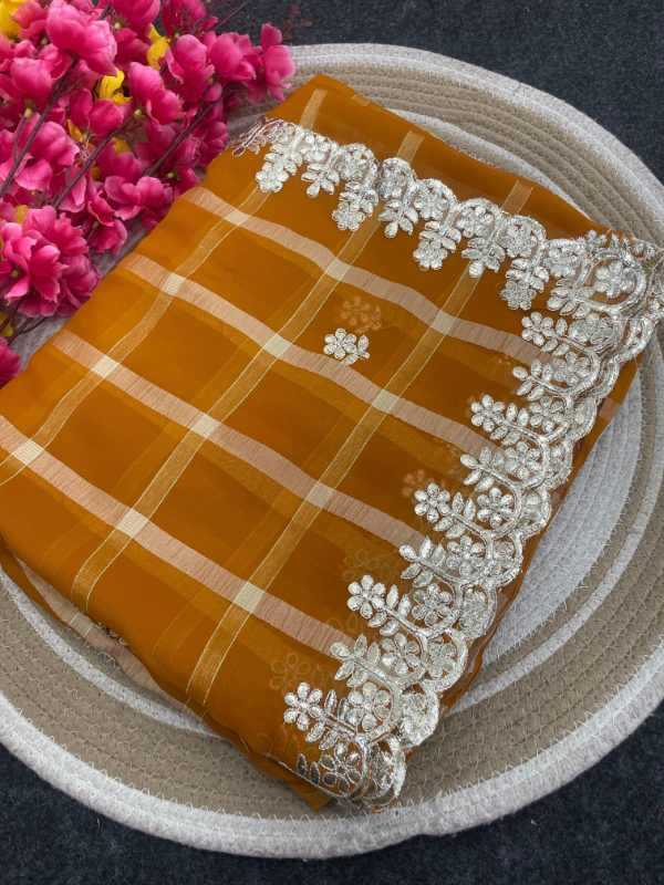 YNF Wholesale Georgette Georgette Sarees  | Surat Manufacturer