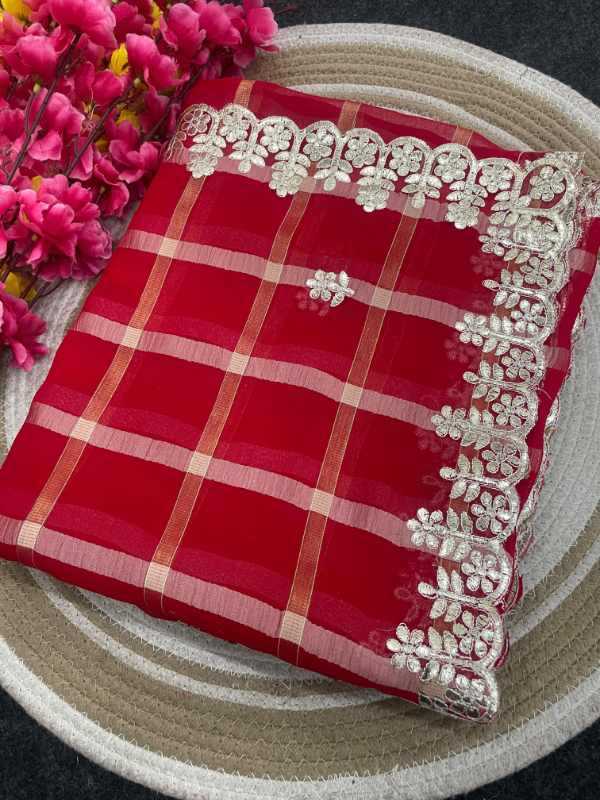 YNF Wholesale Georgette Georgette Sarees  | Surat Manufacturer