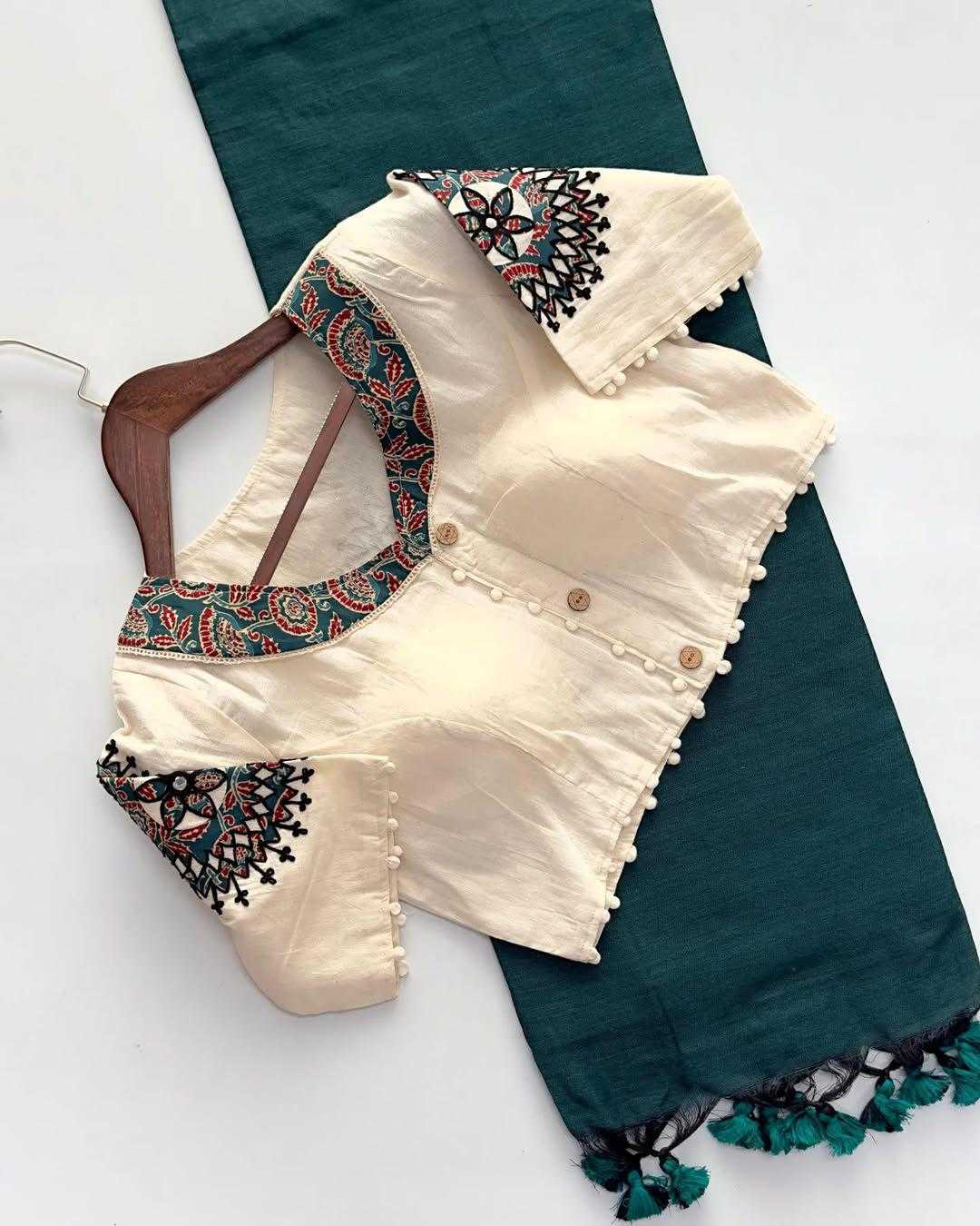 YNF Wholesale Khadi Cotton Designer Blouse  | Surat Manufacturer