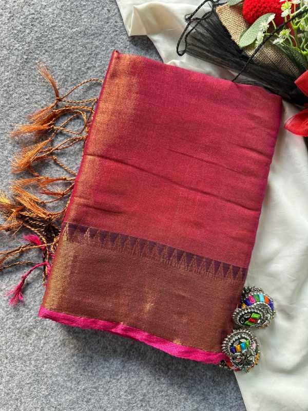 YNF Wholesale Tissue Fancy Sarees  | Surat Manufacturer