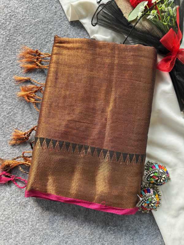 YNF Wholesale Tissue Fancy Sarees  | Surat Manufacturer