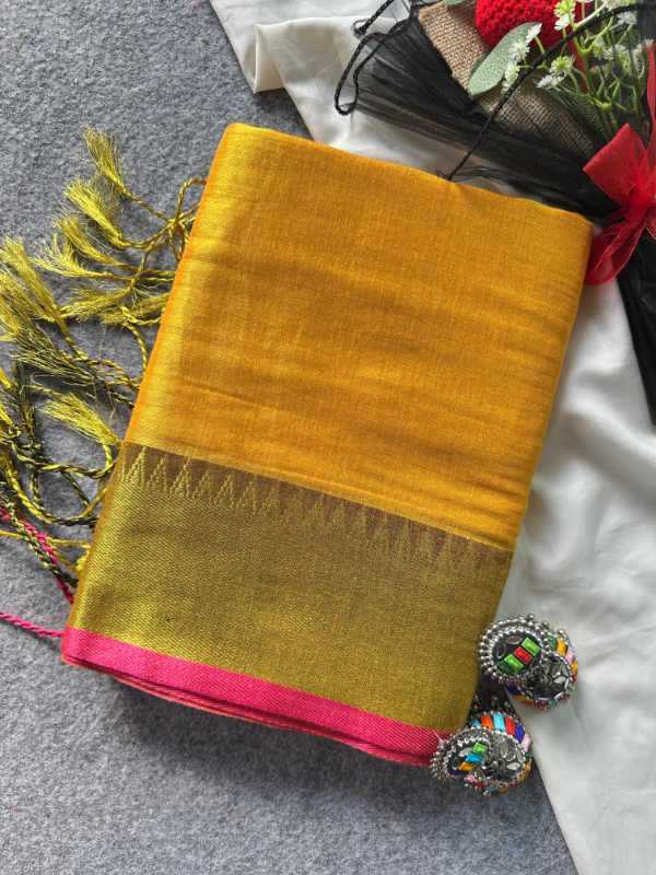 YNF Wholesale Tissue Fancy Sarees  | Surat Manufacturer