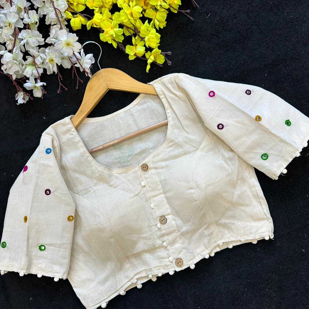 YNF Wholesale Khadi Cotton Designer Blouse  | Surat Manufacturer