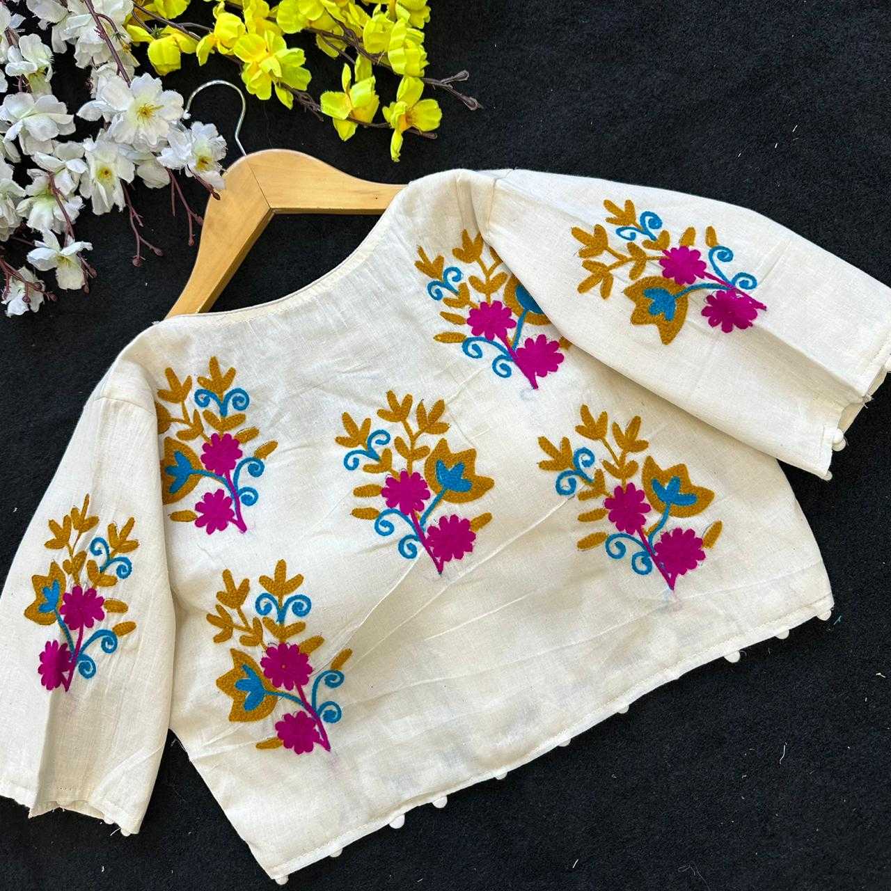 YNF Wholesale Khadi Cotton Designer Blouse  | Surat Manufacturer