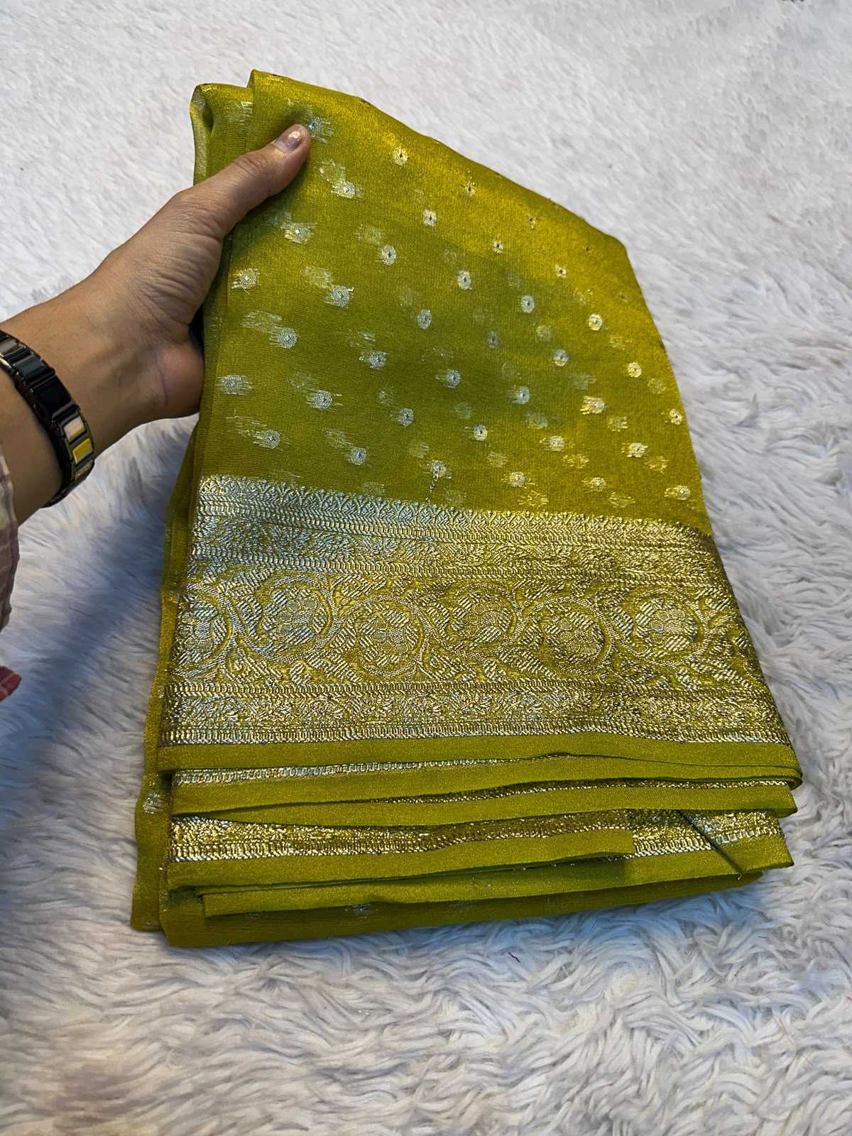 YNF Wholesale Viscose Tissue Silk Saree  | Surat Manufacturer