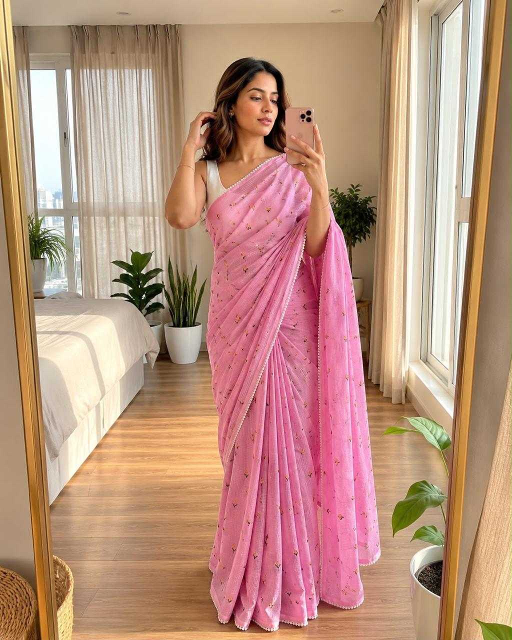 YNF Wholesale Kota Chex Party Wear Sarees  | Surat Manufacturer