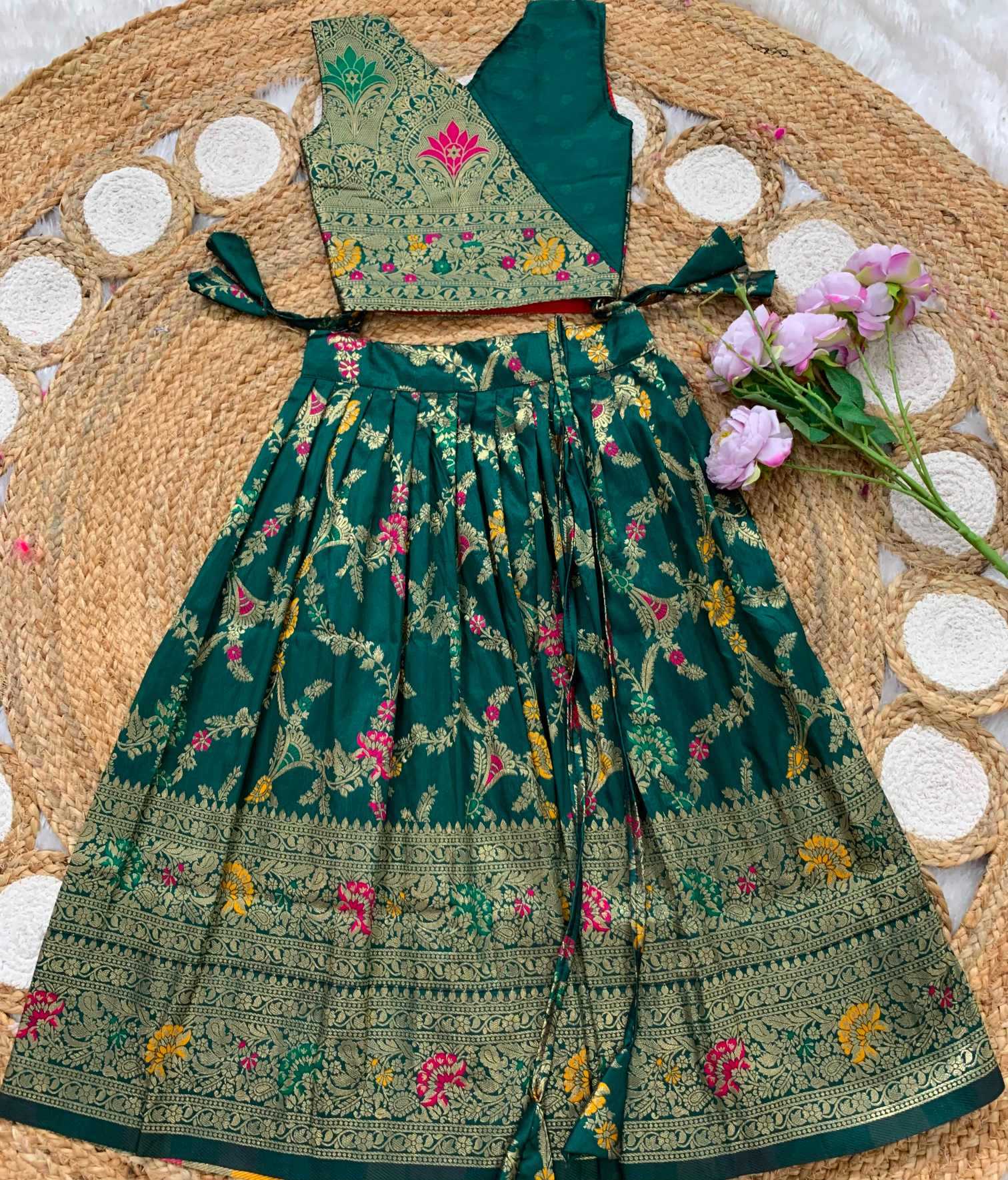 YNF Wholesale Fancy Kids Lehenga  | Surat Manufacturer