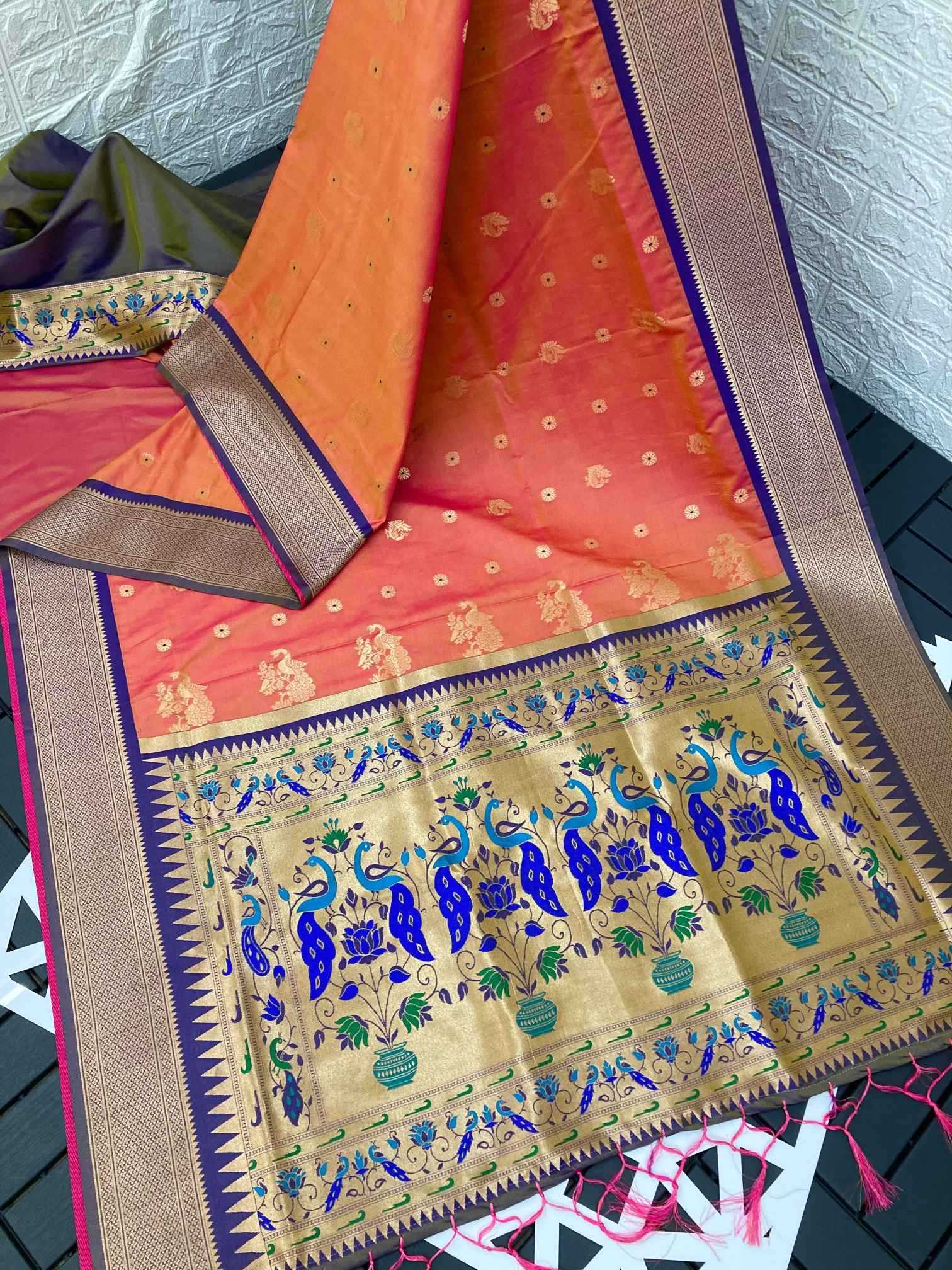 YNF Wholesale Paithani Silk Paithani Sarees  | Surat Manufacturer