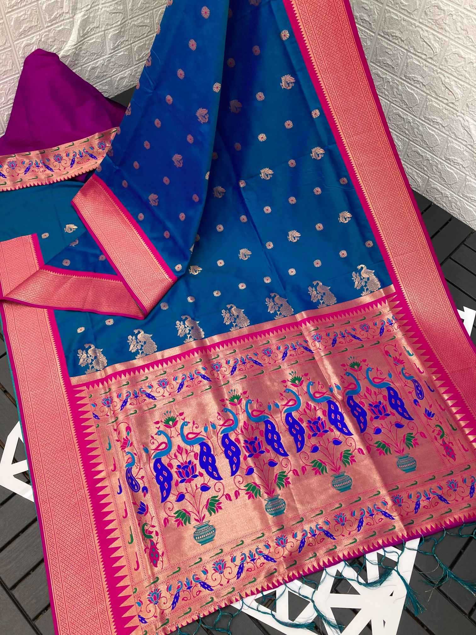 YNF Wholesale Paithani Silk Paithani Sarees  | Surat Manufacturer