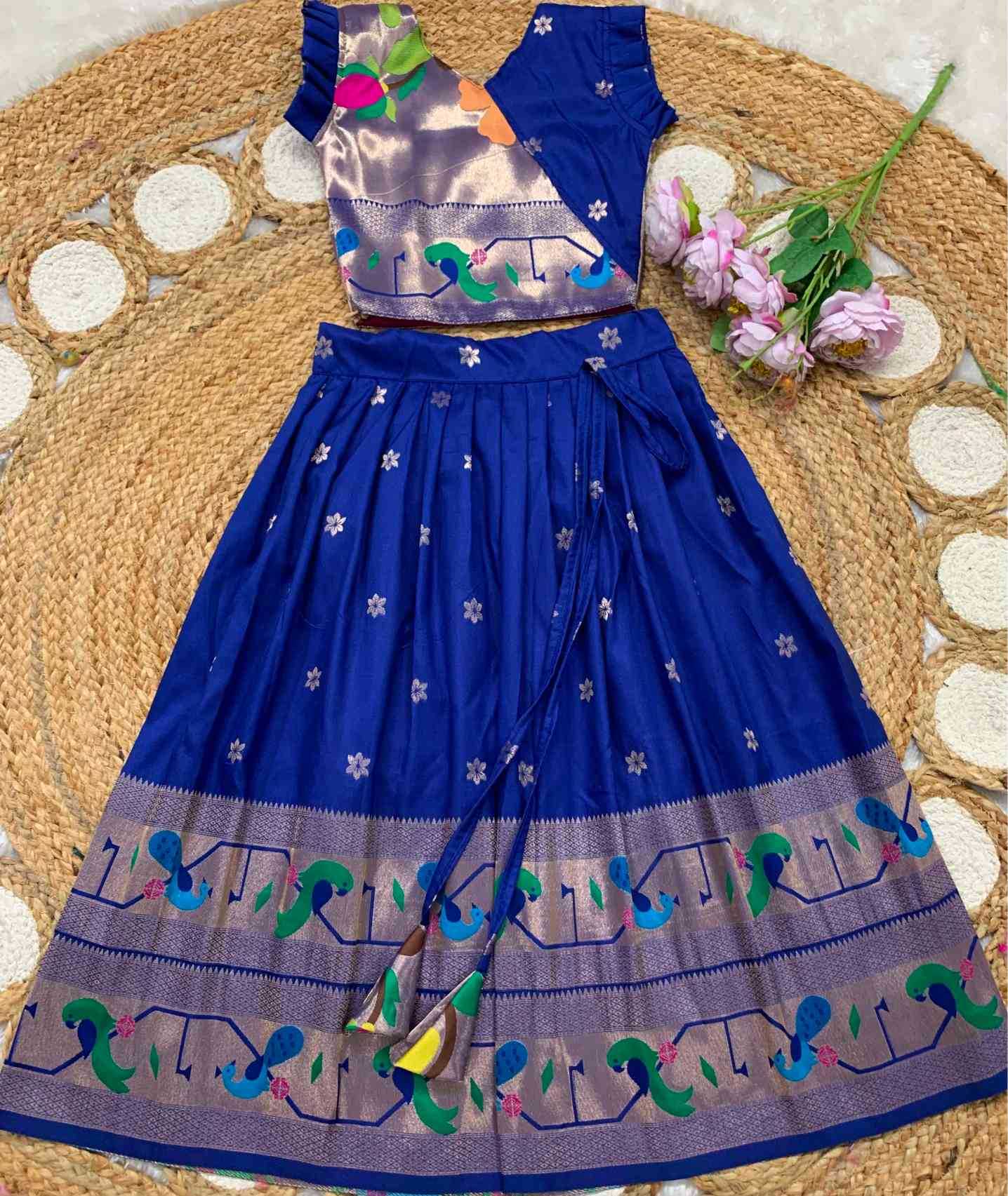 YNF Wholesale Soft Silk Kids Lehenga  | Surat Manufacturer