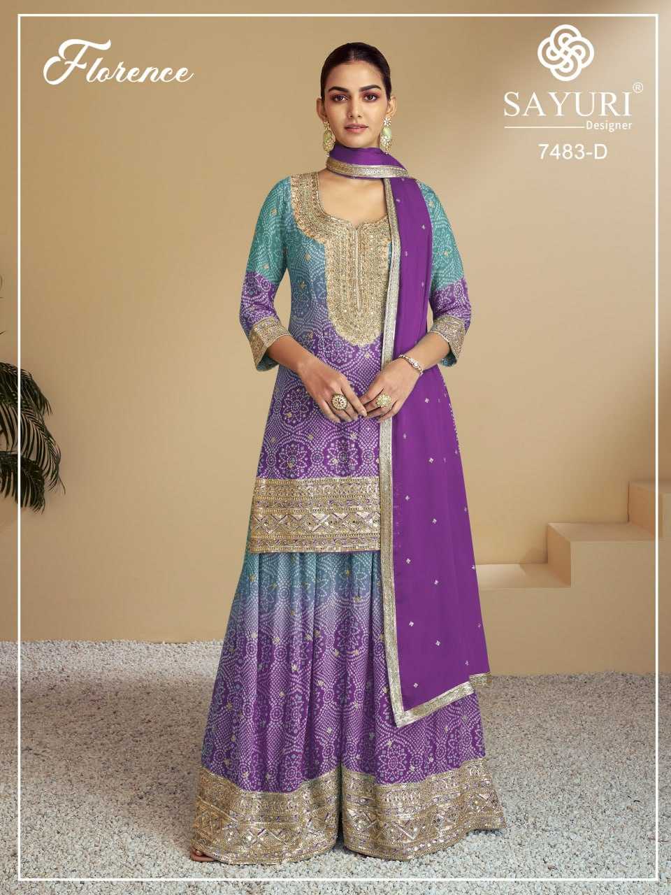 YNF Wholesale Chinon Printed Suits  | Surat Manufacturer