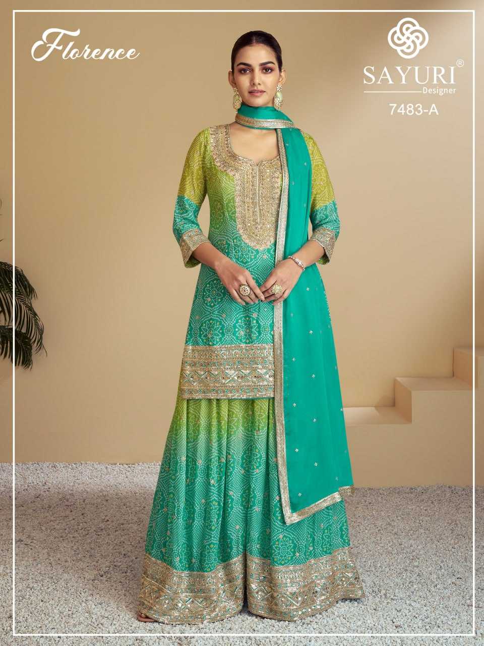 YNF Wholesale Chinon Printed Suits  | Surat Manufacturer