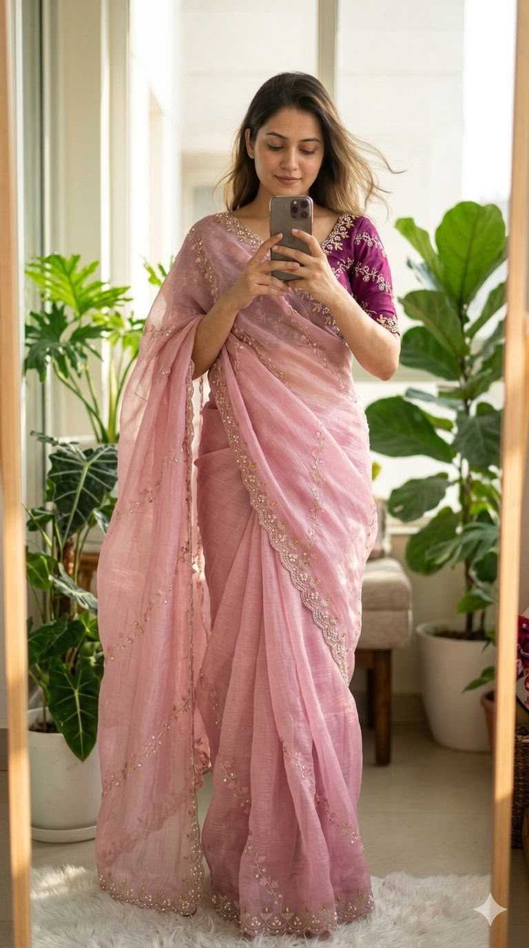 YNF Wholesale Chinon Designer Sarees  | Surat Manufacturer