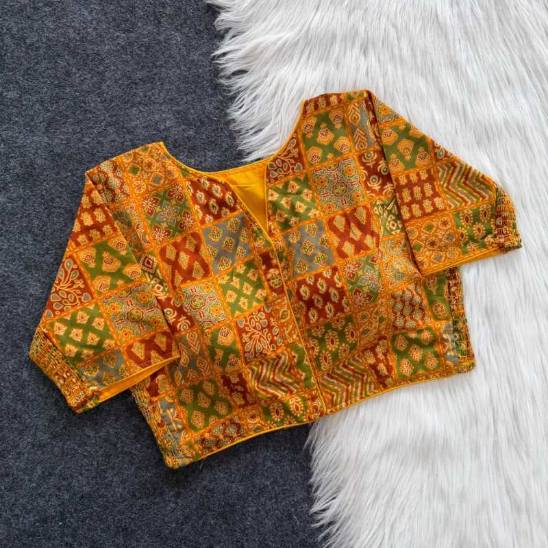 YNF Wholesale Pure Cotton Printed Blouse  | Surat Manufacturer