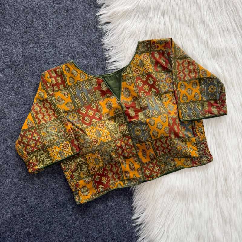 YNF Wholesale Pure Cotton Printed Blouse  | Surat Manufacturer