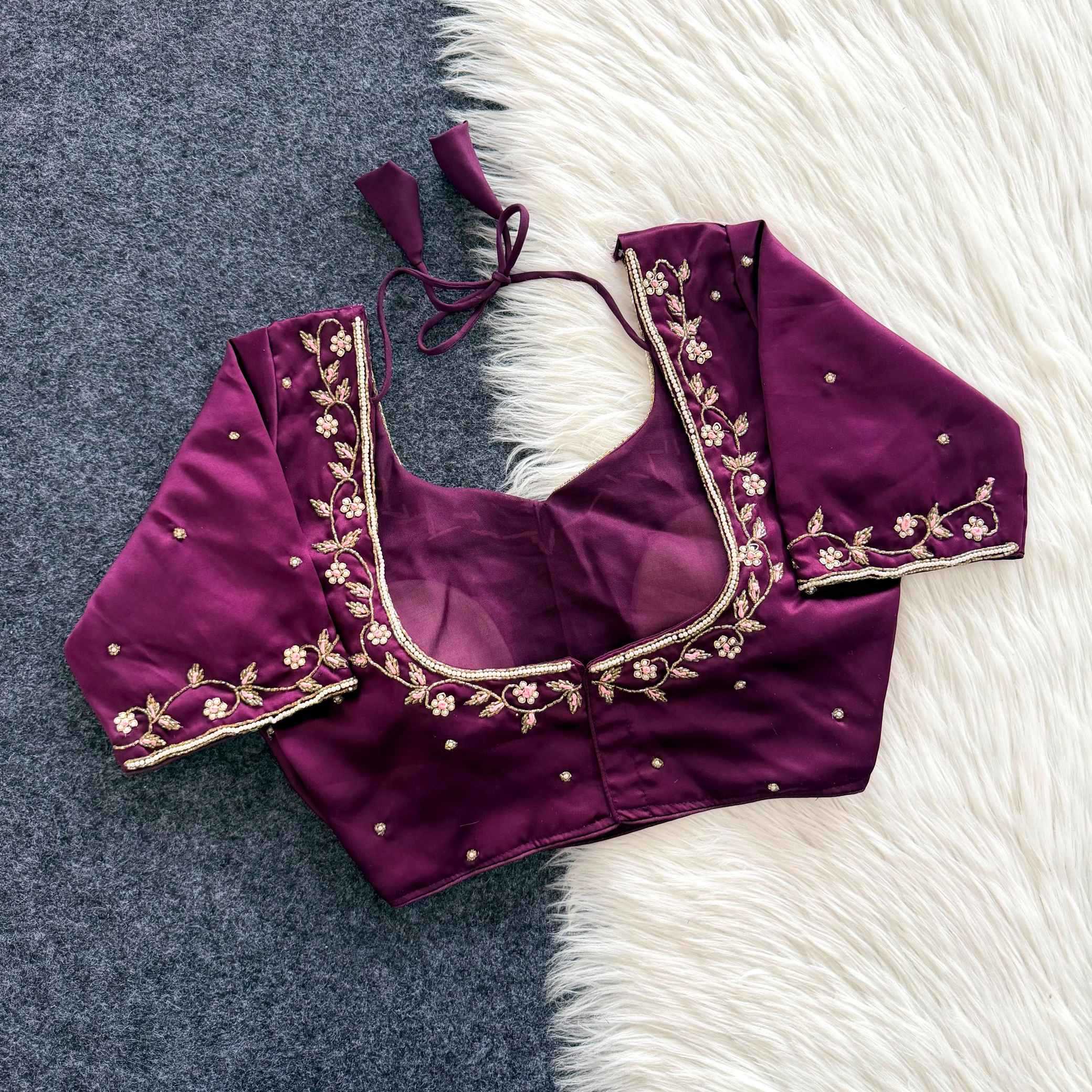 YNF Wholesale Soft Silk Designer Blouse  | Surat Manufacturer