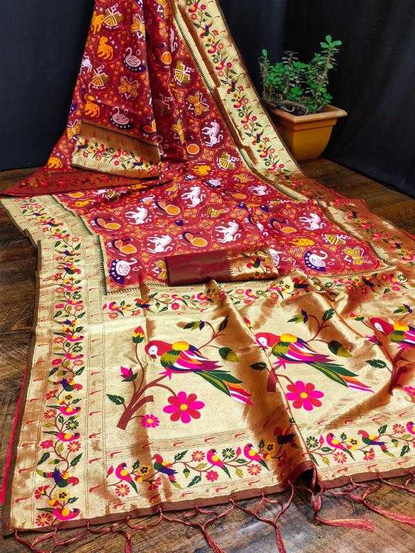 YNF Wholesale Paithani Silk Paithani Sarees  | Surat Manufacturer
