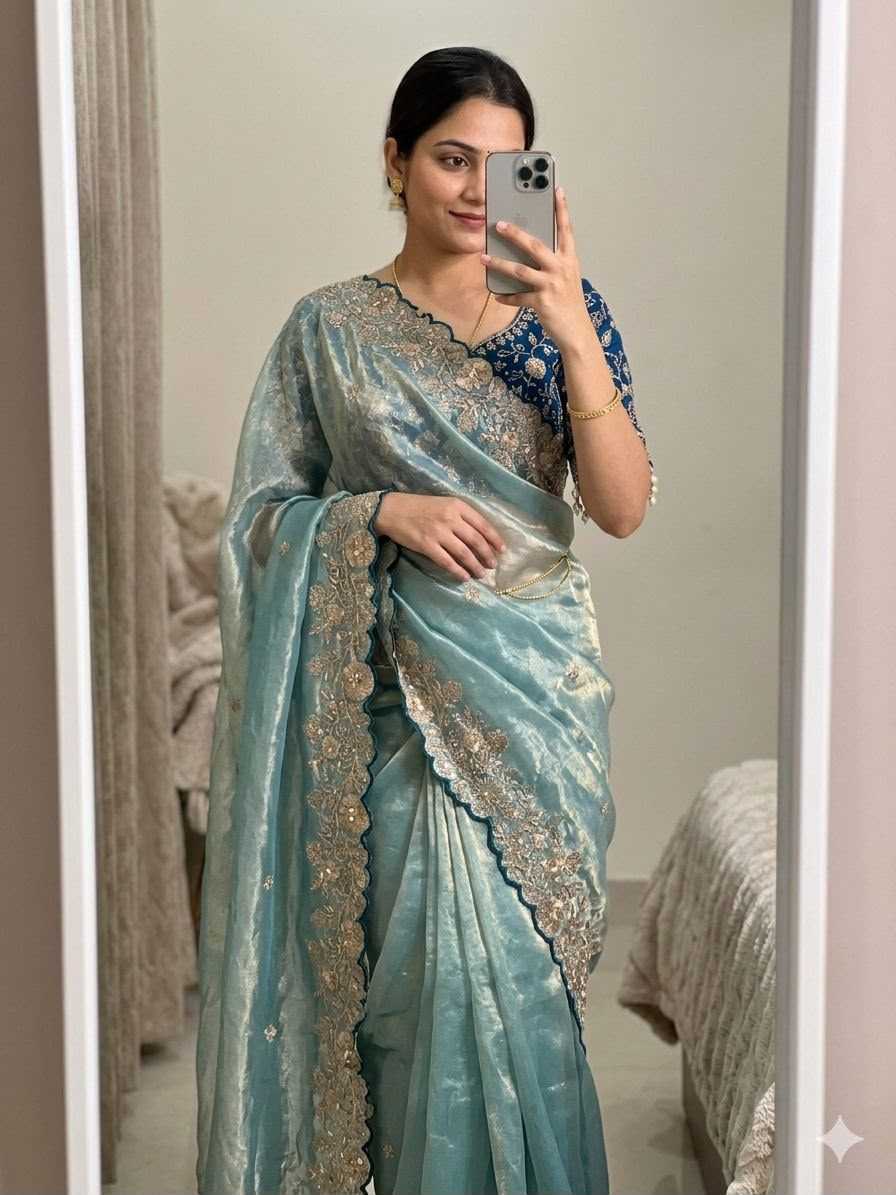 YNF Wholesale Rangoli Silk Sequin Sarees  | Surat Manufacturer