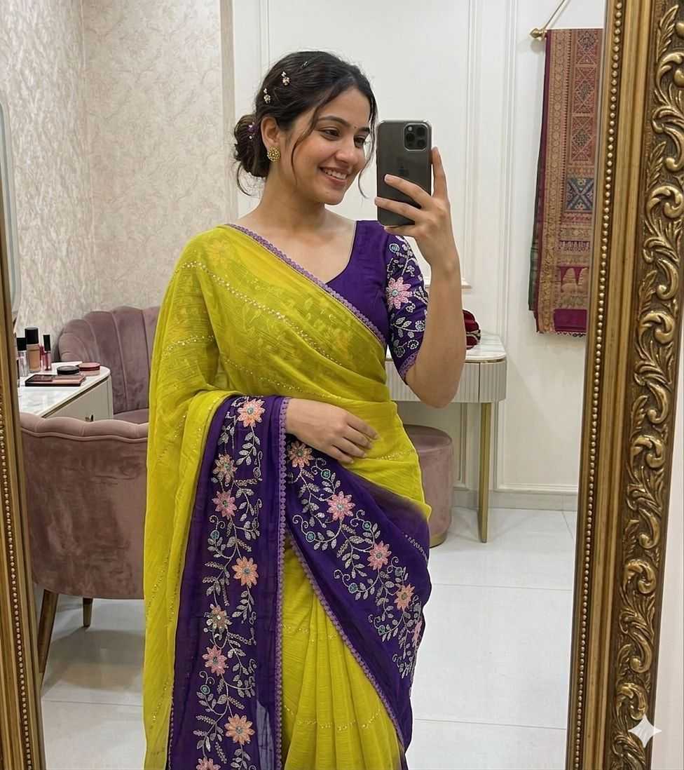 YNF Wholesale Crunchi Sequence Sarees  | Surat Manufacturer