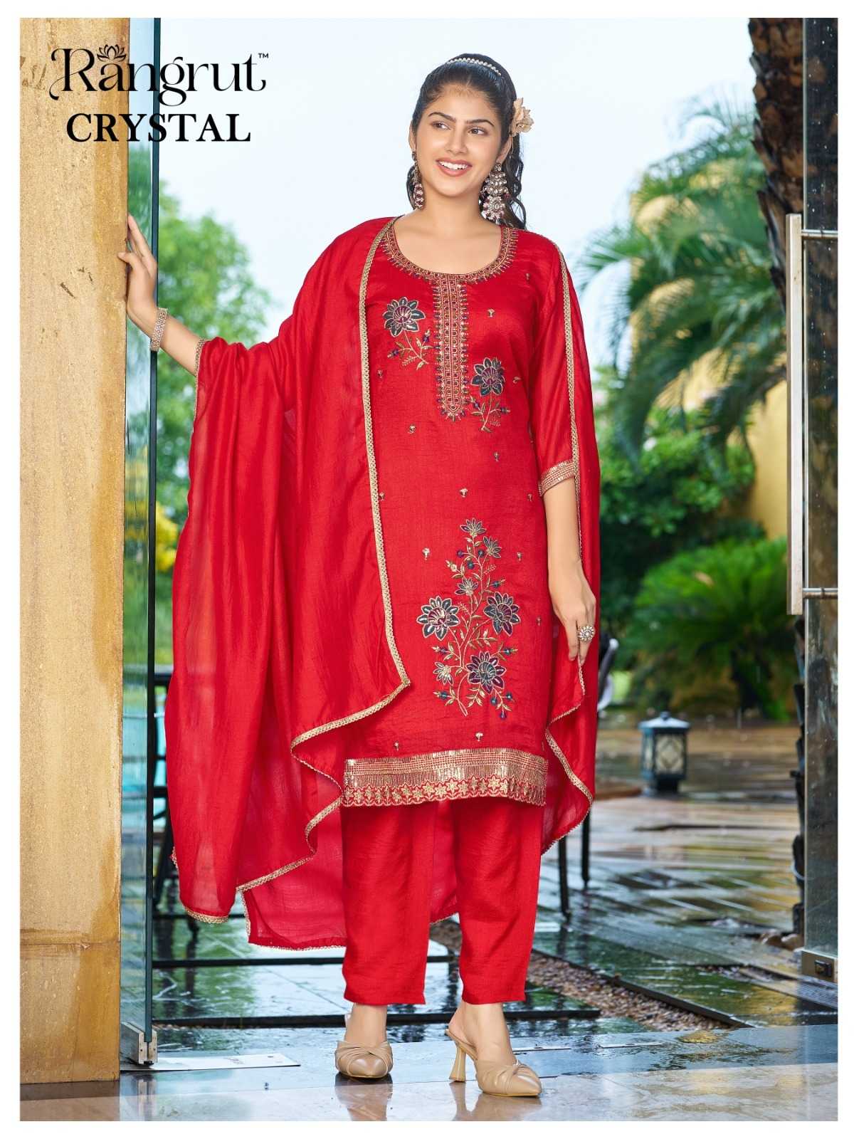YNF Wholesale Vichitra Silk Ladies Silk Suit  | Surat Manufacturer