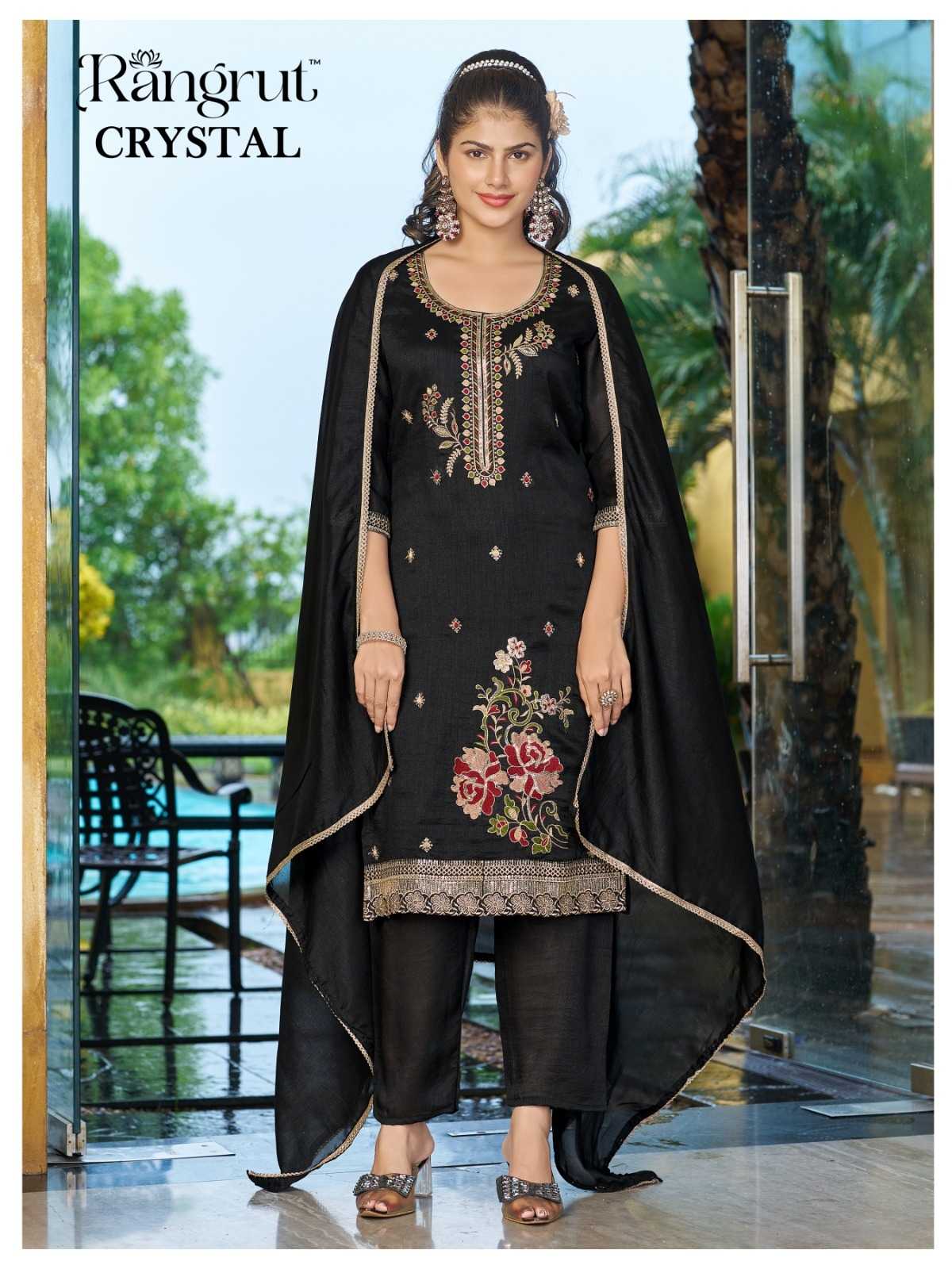 YNF Wholesale Vichitra Silk Ladies Silk Suit  | Surat Manufacturer