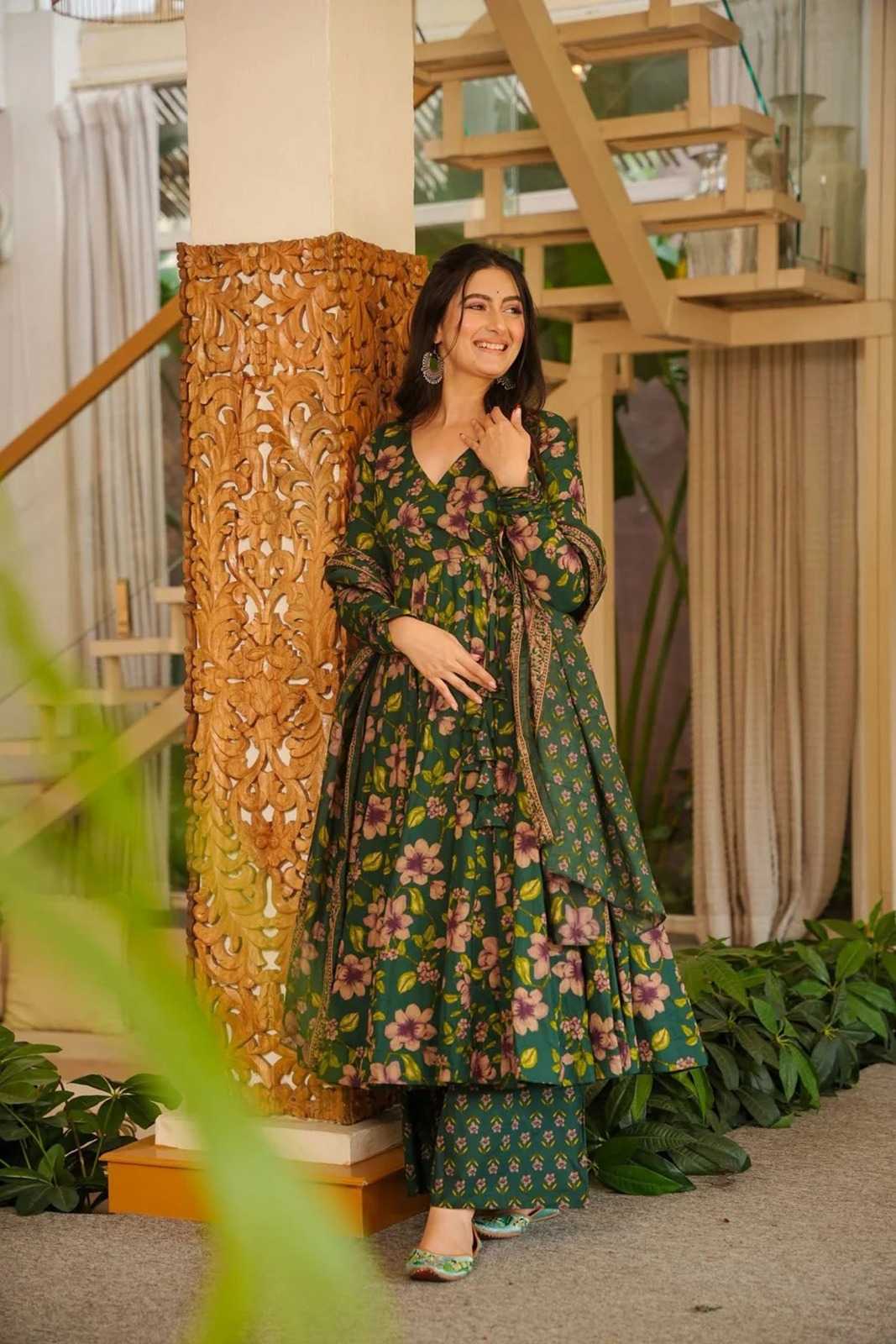 YNF Wholesale Soft Cotton Silk Palazzo Suit  | Surat Manufacturer
