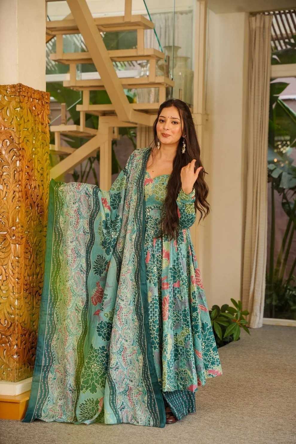 YNF Wholesale Soft Cotton Silk Palazzo Suit  | Surat Manufacturer
