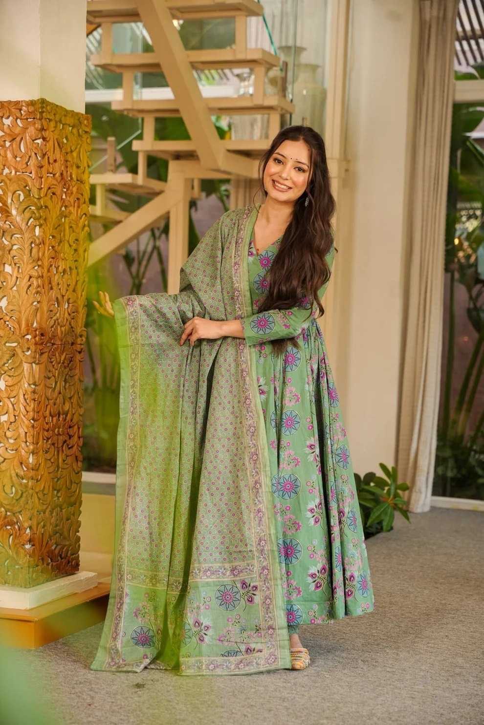 YNF Wholesale Soft Cotton Silk Palazzo Suit  | Surat Manufacturer