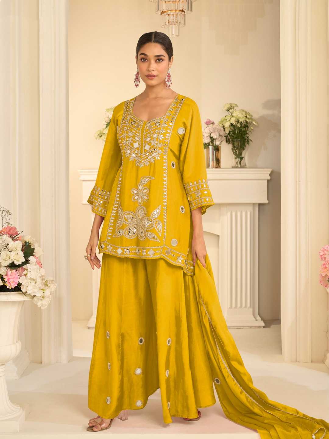 YNF Wholesale Silk Sharara Salwar Suits  | Surat Manufacturer
