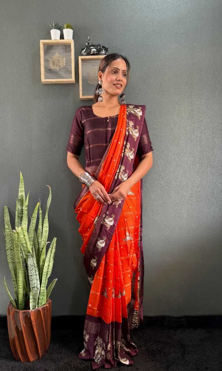 YNF Wholesale Dola Silk Saree Gown  | Surat Manufacturer
