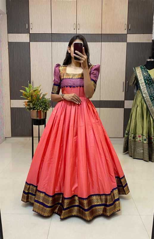 YNF Wholesale Cotton Fancy Gowns  | Surat Manufacturer