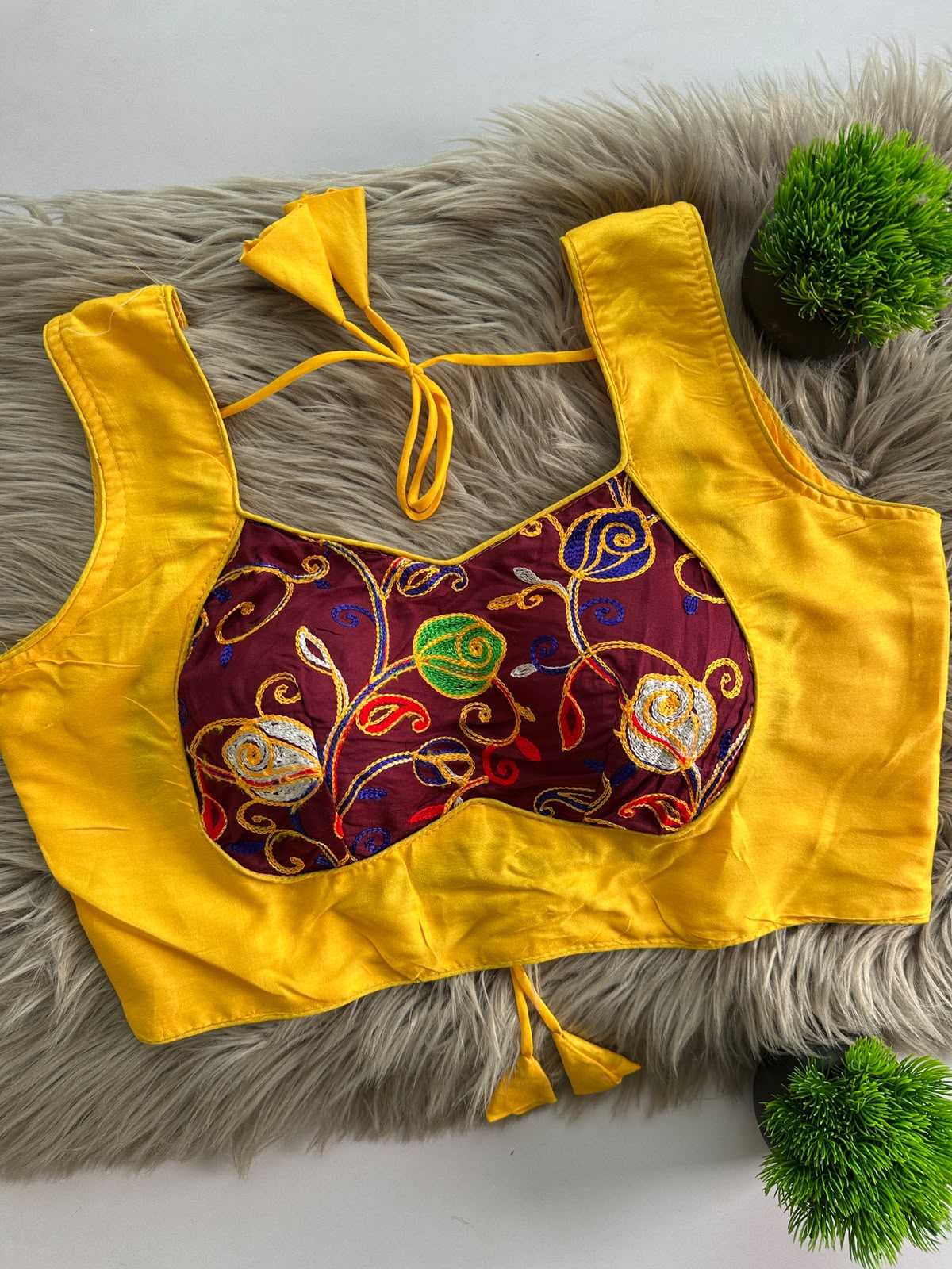 YNF Wholesale Cotton Designer Blouse | Surat Manufacturer