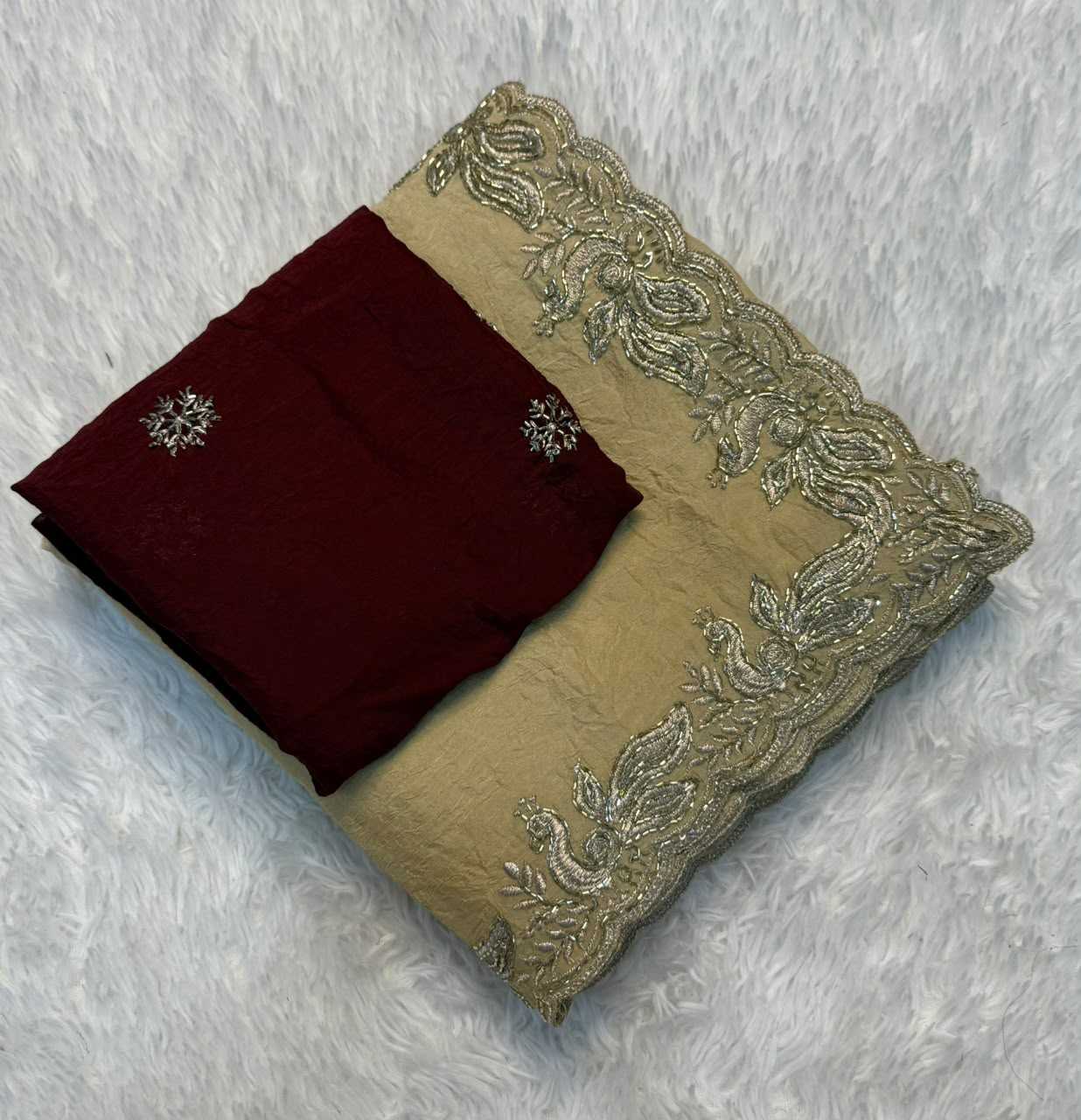 YNF Wholesale Crush Silk Soft Silk Sarees | Surat Manufacturer