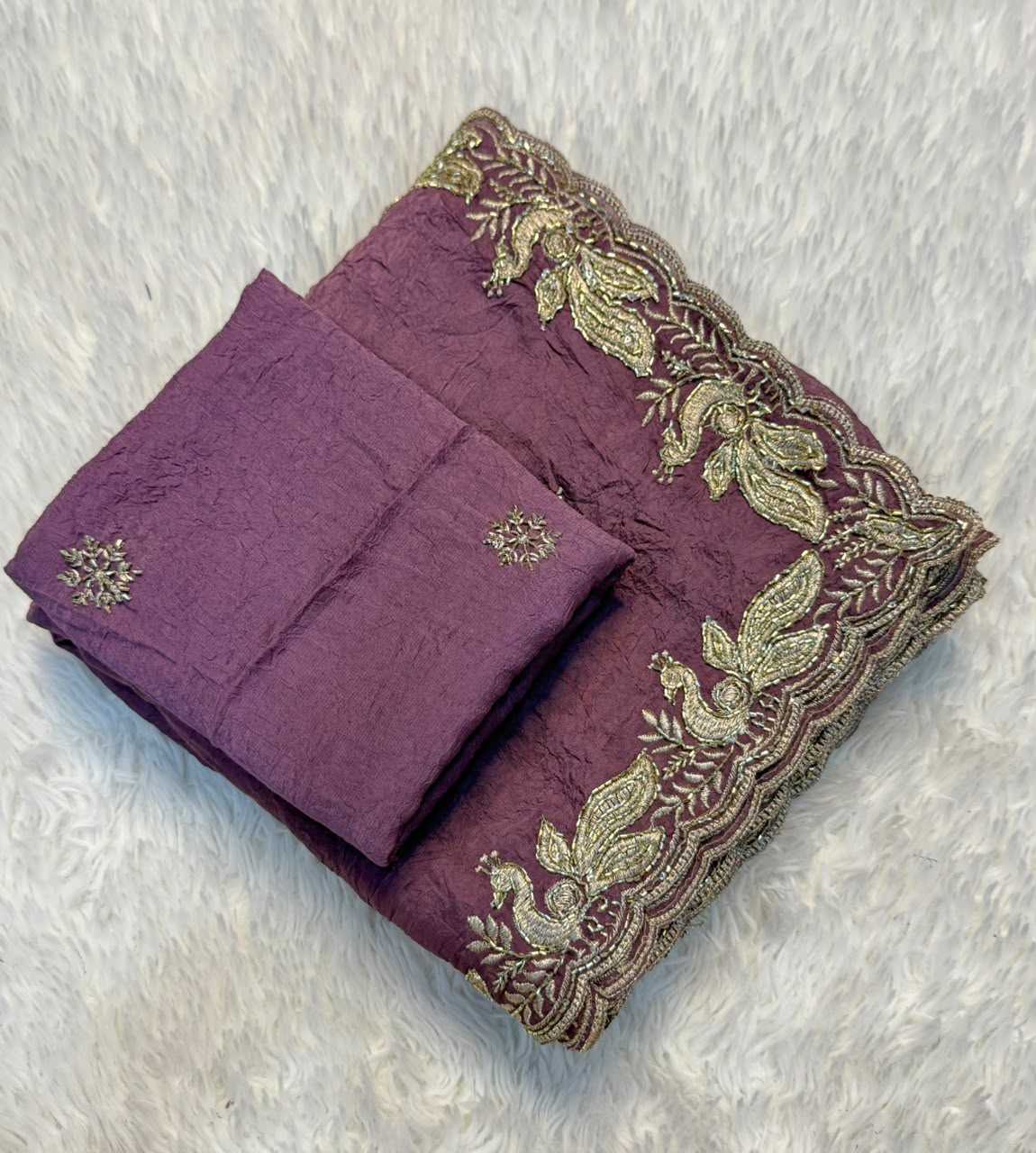 YNF Wholesale Crush Silk Soft Silk Sarees | Surat Manufacturer