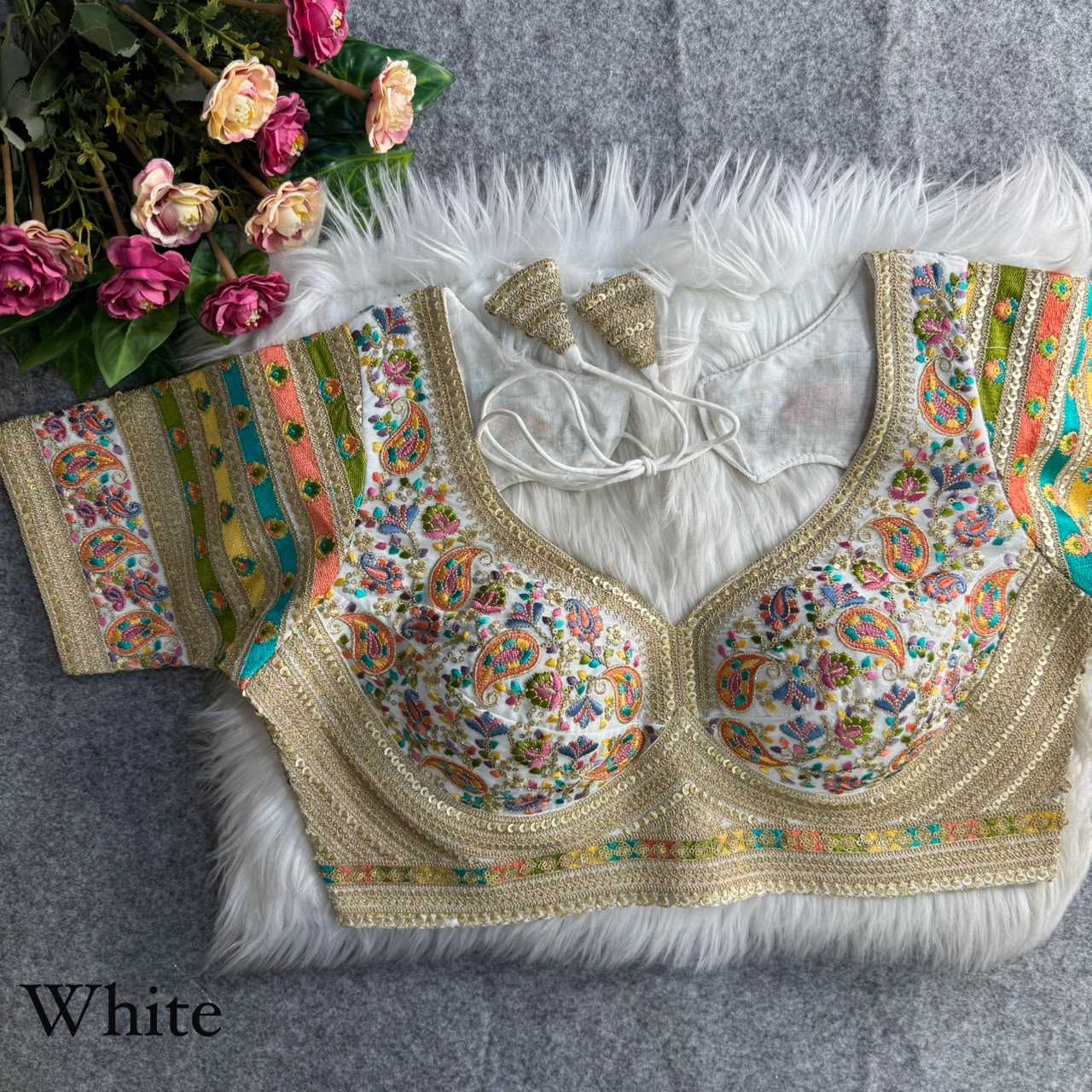 YNF Wholesale Faux Georgette Designer Blouse | Surat Manufacturer