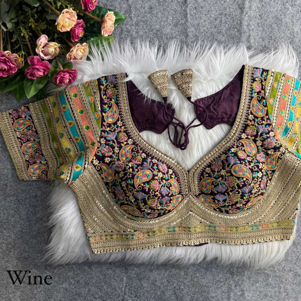 YNF Wholesale Faux Georgette Designer Blouse | Surat Manufacturer