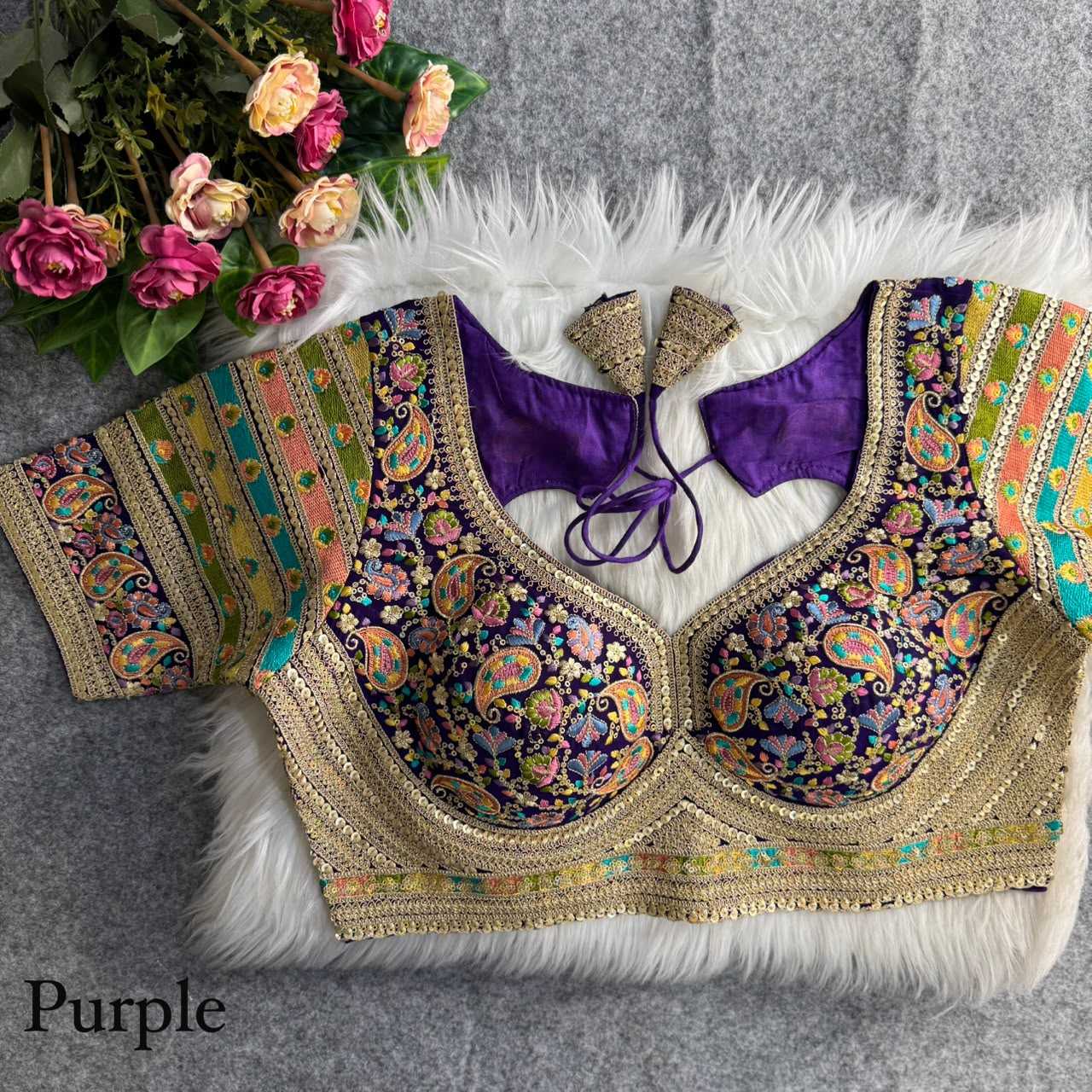 YNF Wholesale Faux Georgette Designer Blouse | Surat Manufacturer
