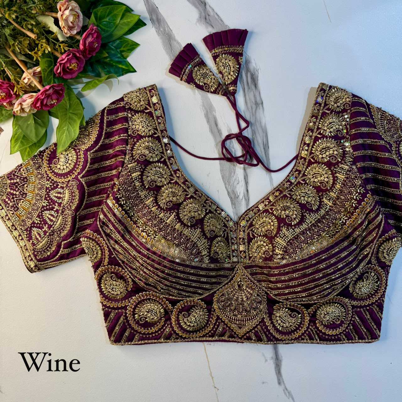 YNF Wholesale Italian Silk Party Wear Blouse KESH111 214 | Surat Manufacturer